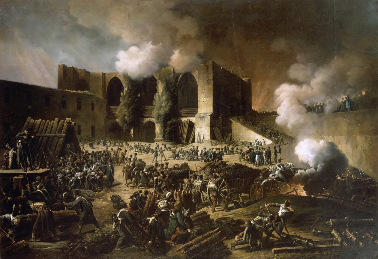 A defesa do castelo de Burgos em outubro de 1812 de François Joseph Heim