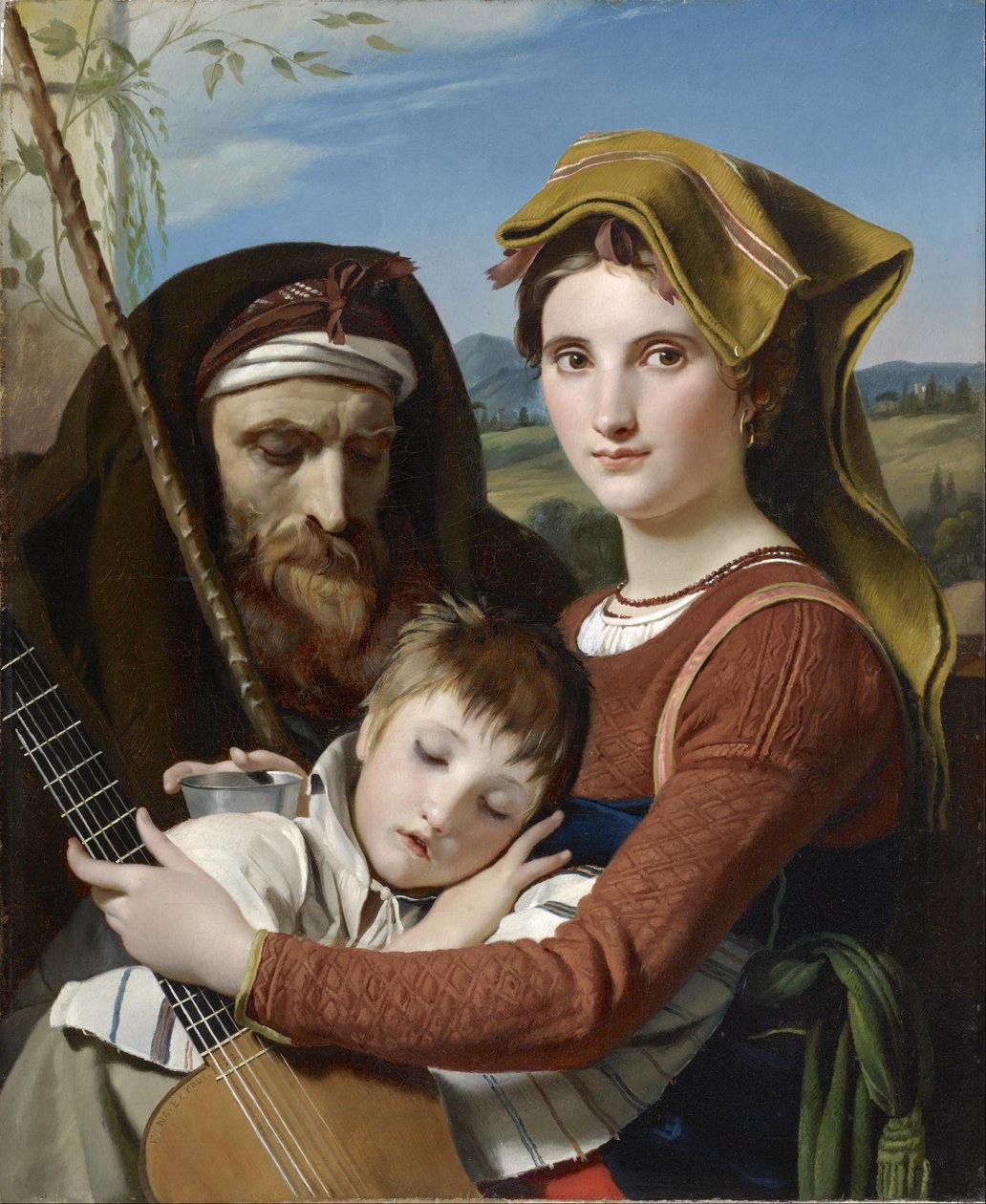 Família de pastores romanos na Campagna de François Joseph Navez
