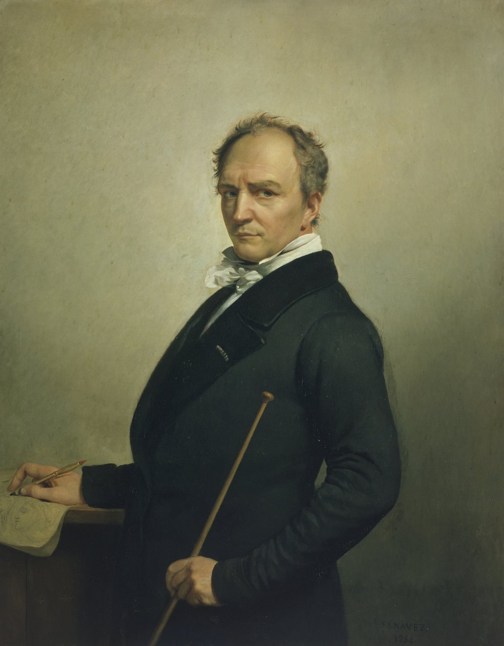 Auto-retrato (óleo sobre tela) de François Joseph Navez