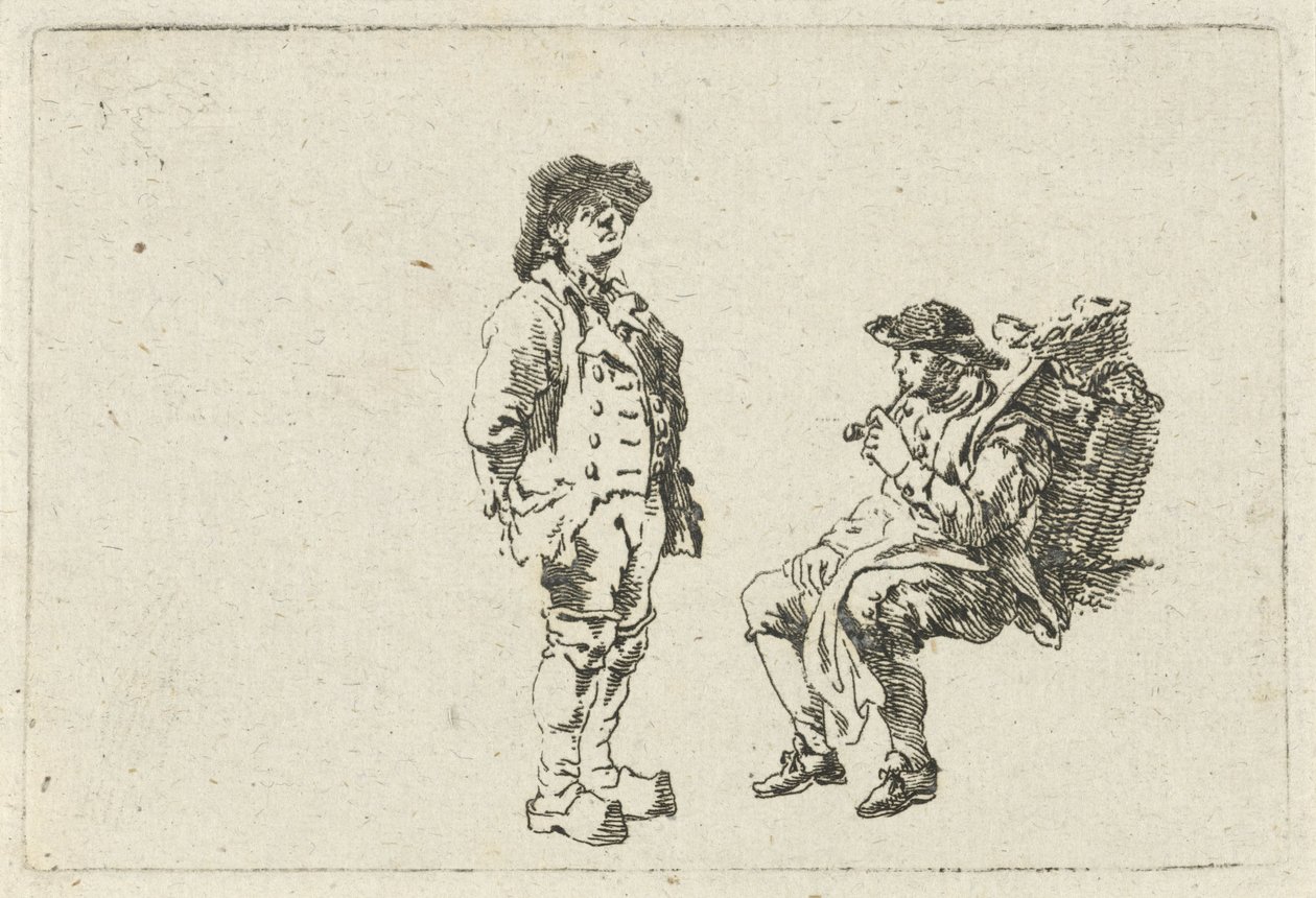 Agricultor e fumador de cachimbos de François Joseph Pfeiffer (II)