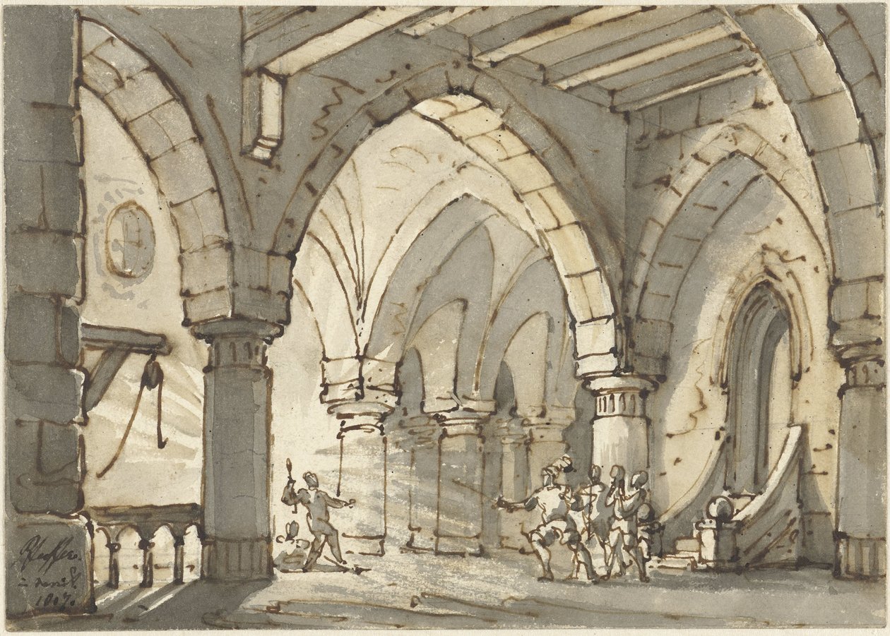 Cena da peça Don Luis de Vargas de François Joseph Pfeiffer (II)