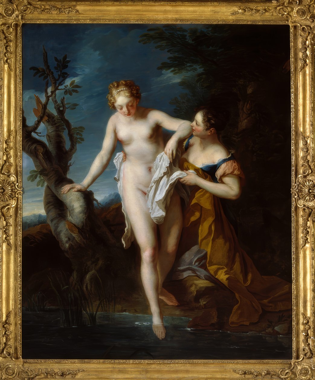 O banhista de François Le Moyne