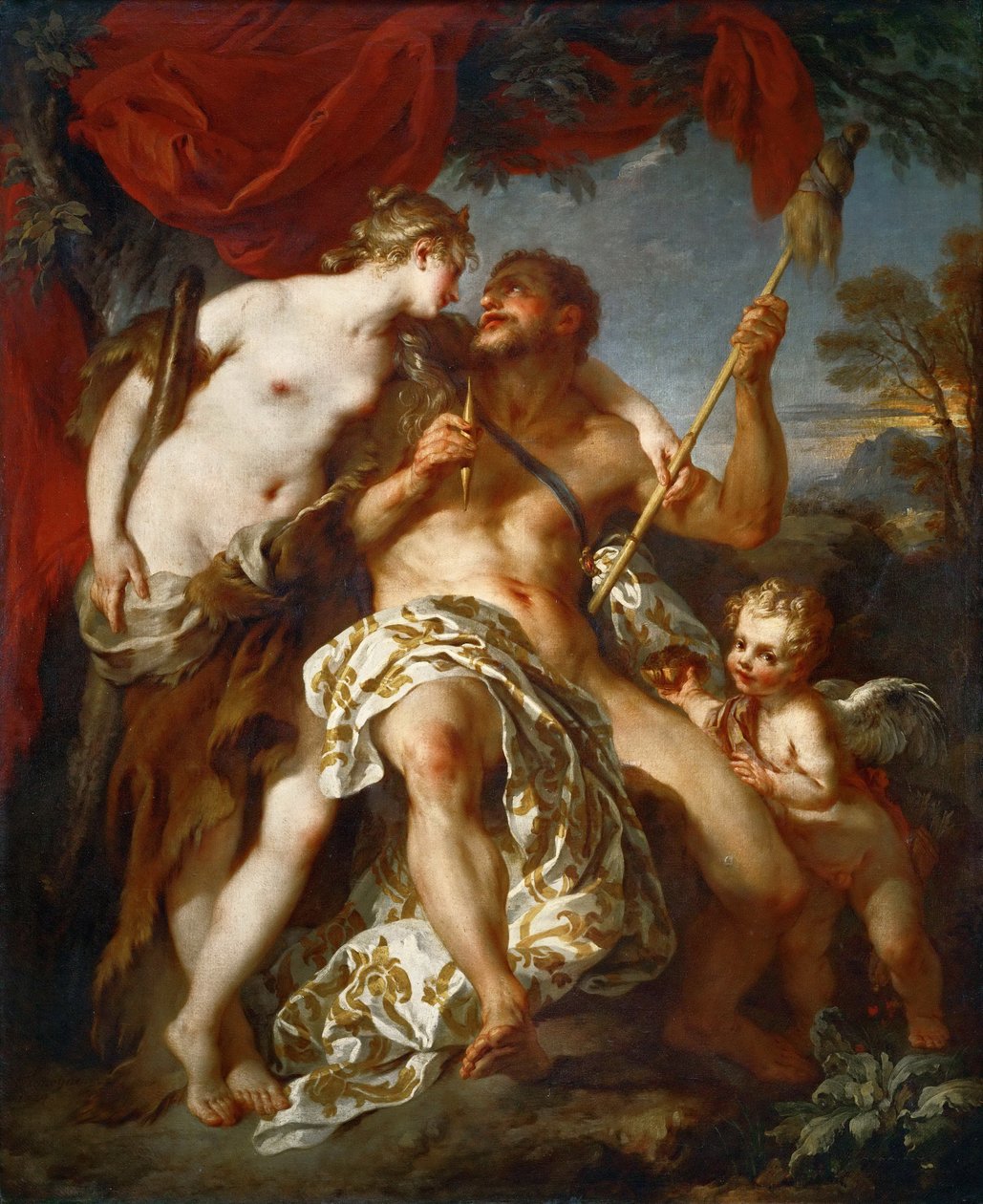 Hércules e Omphale de François Le Moyne