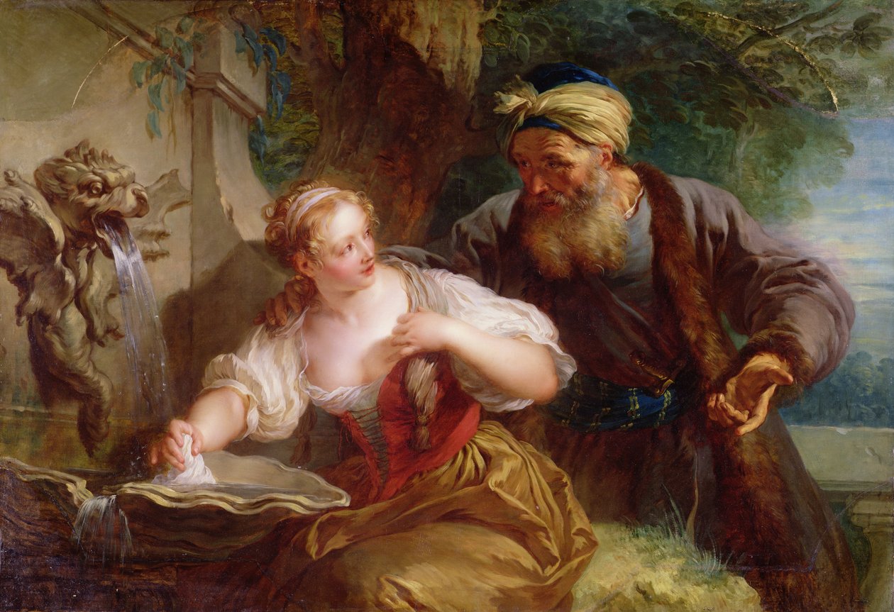 A proposta amorosa, c.1725 de François Lemoyne