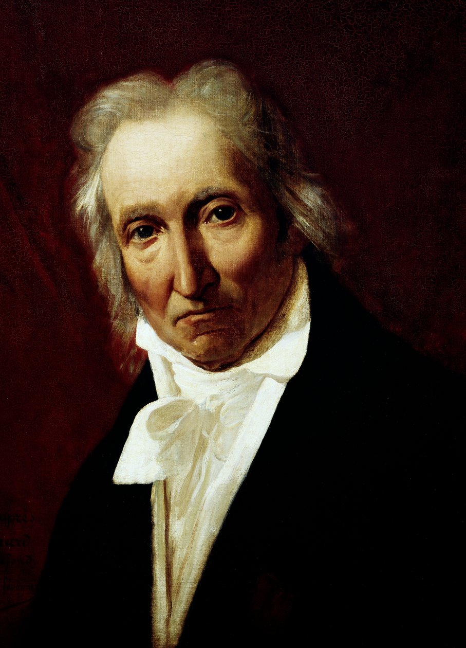 Retrato de Joseph-Marie Jacquard (óleo sobre tela) de François Lépagnez