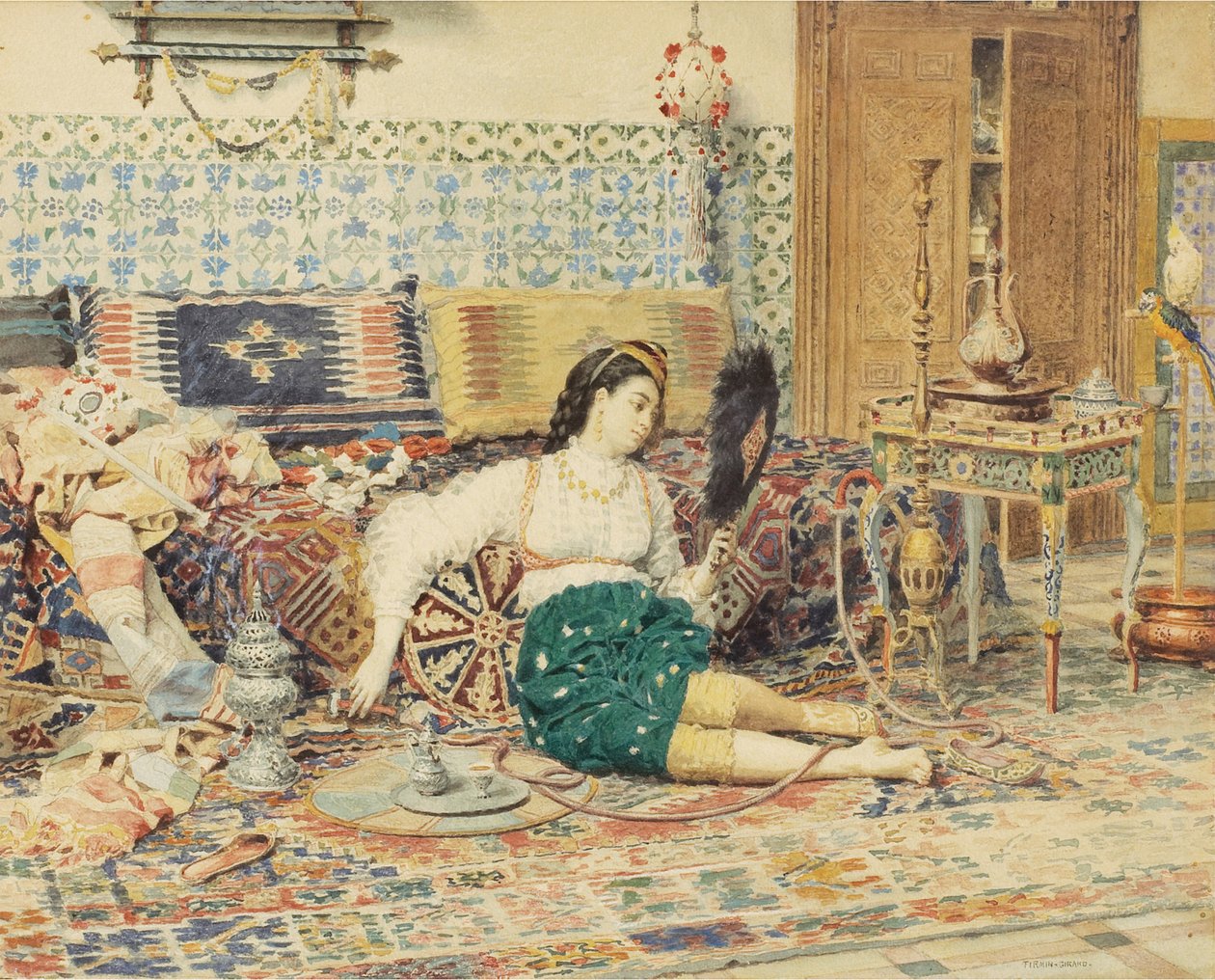 A bela oriental de François Marie Firmin Girard