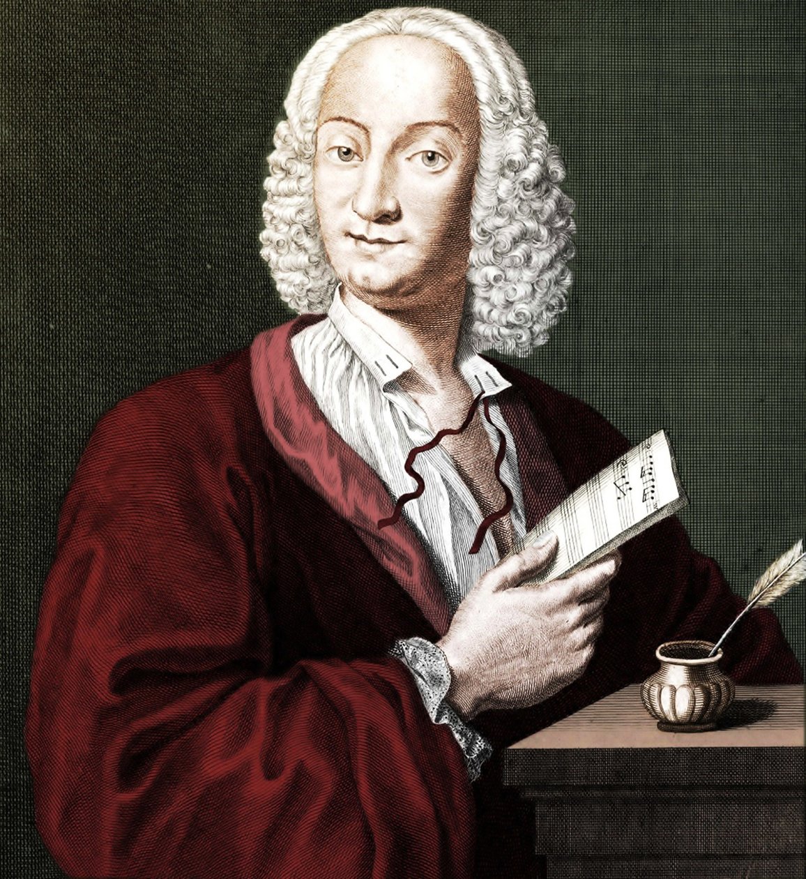 Antonio Vivaldi 1678-1741, 1725 de François Morellon de La Cave