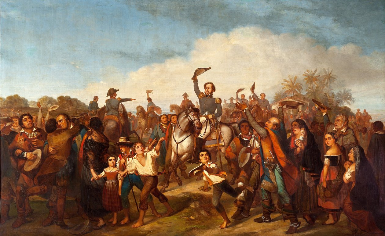 A proclamação da independência do Brasil de Francois Rene Moreaux