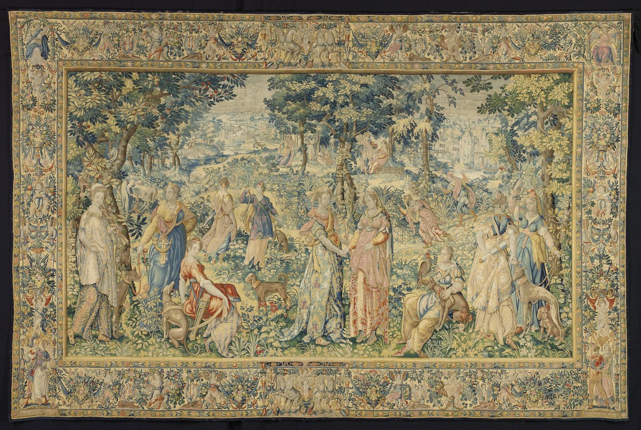 Cephalus e Procris
Tapeçaria com as histórias de Cephalus e Procris da série Diana
As Histórias de Diana (título da série) de François Spiering (workshop of)