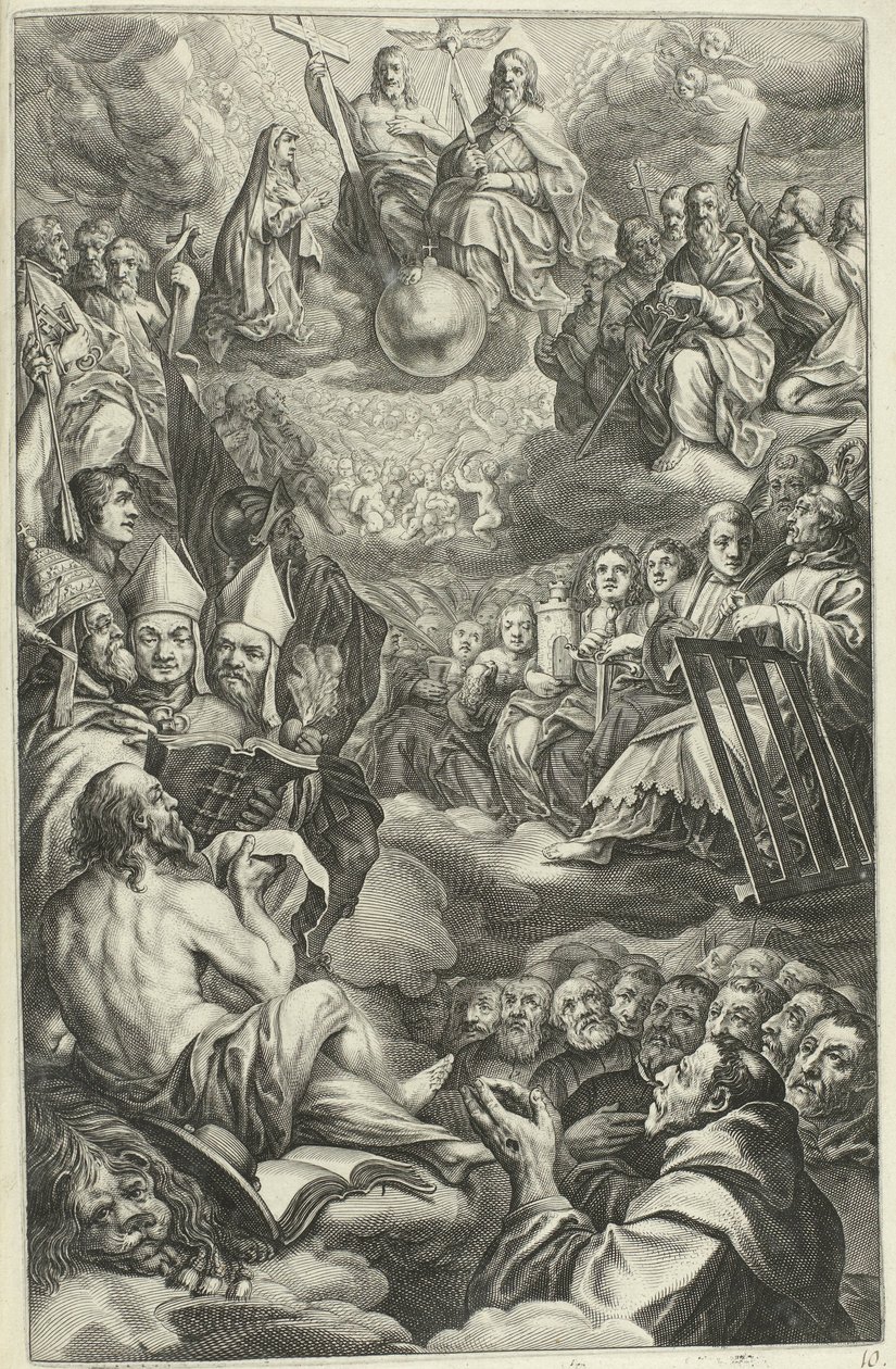 Santíssima Trindade Vida de Cristo (título da série) de François Stuerhelt (possibly)