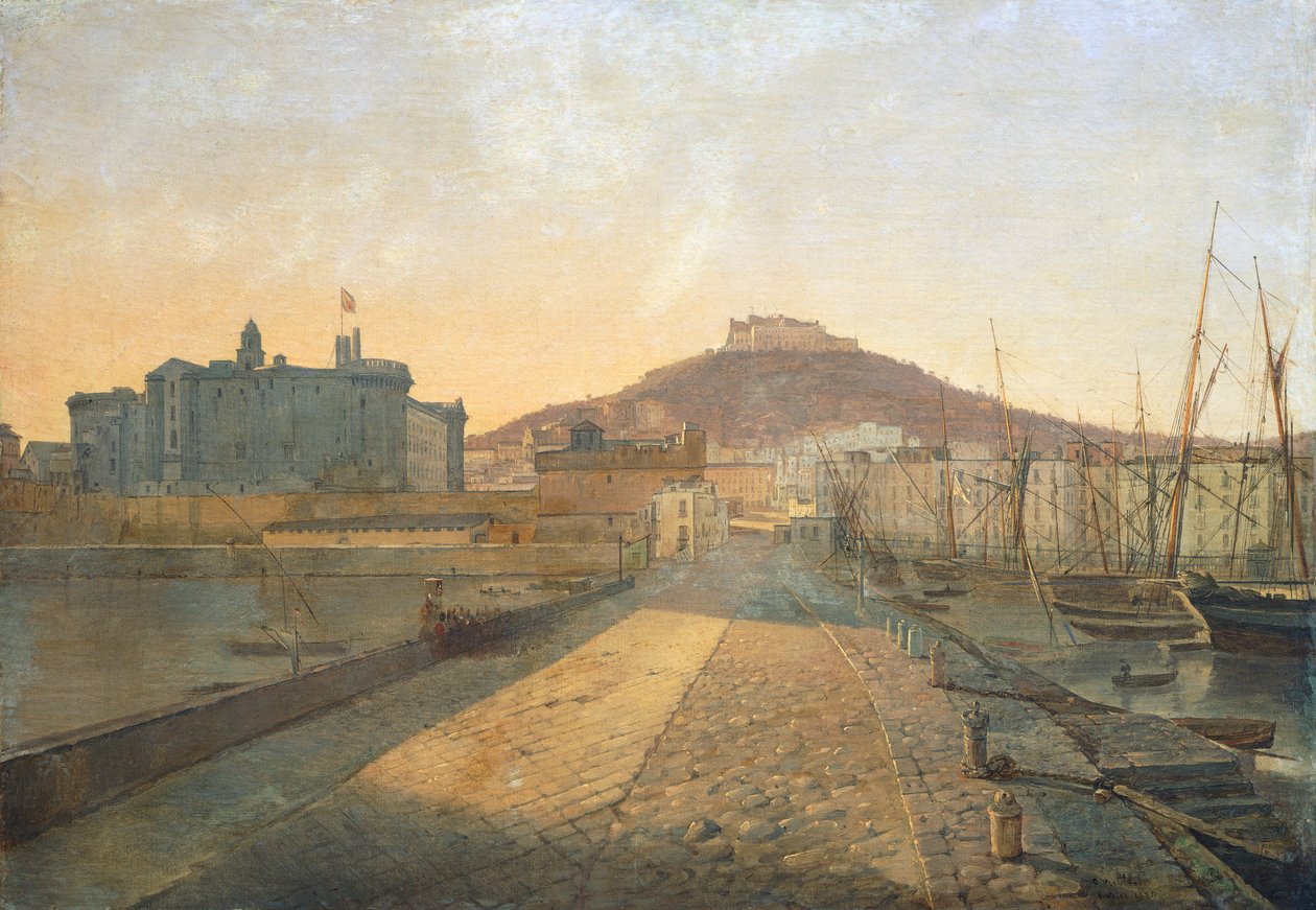 Vista da Certosa de San Martino e da Fortaleza de Sant