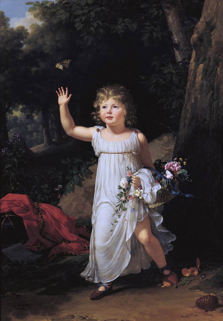 Francês: Portrait du jeune Edgar Clarke Portrait du jeune Edgar Clarke de Francois Xavier Fabre