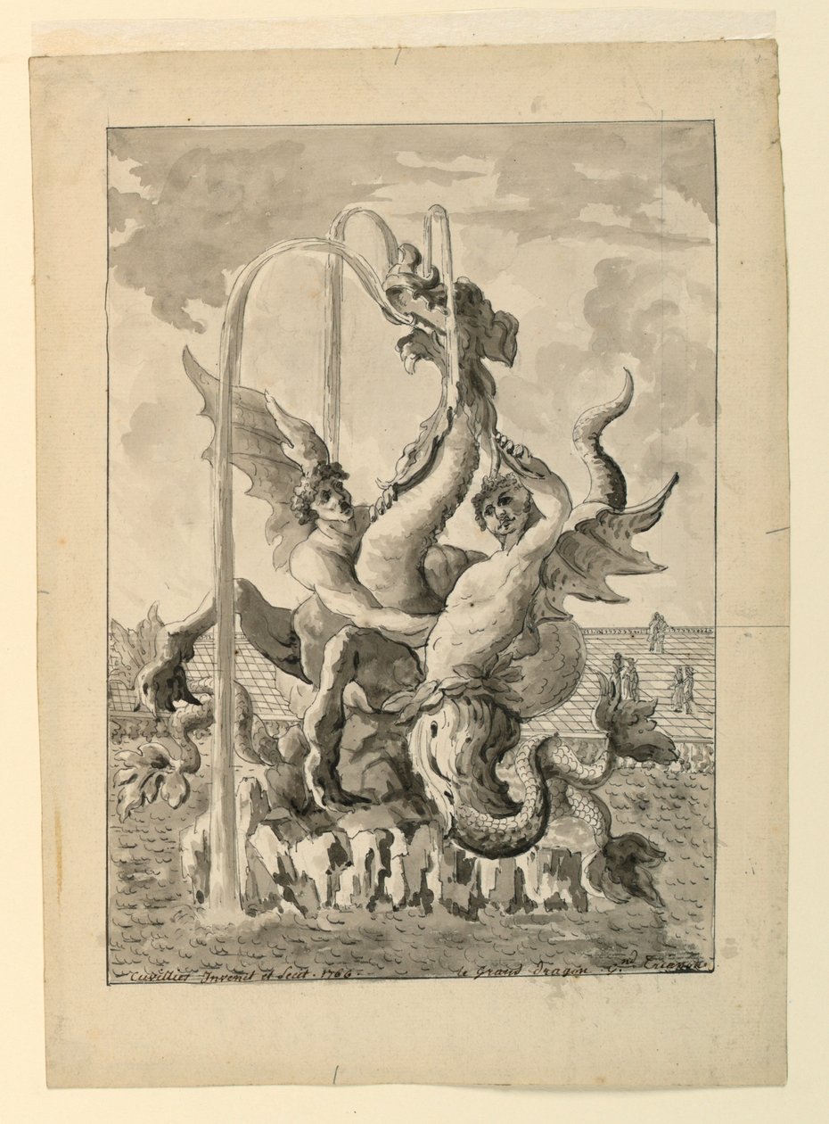 Projeto para o Grand Trianon em Versalhes de François de Cuvilliés the Elder