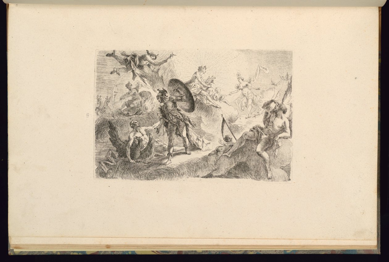 Projete com Apolo de François de Cuvilliés the younger