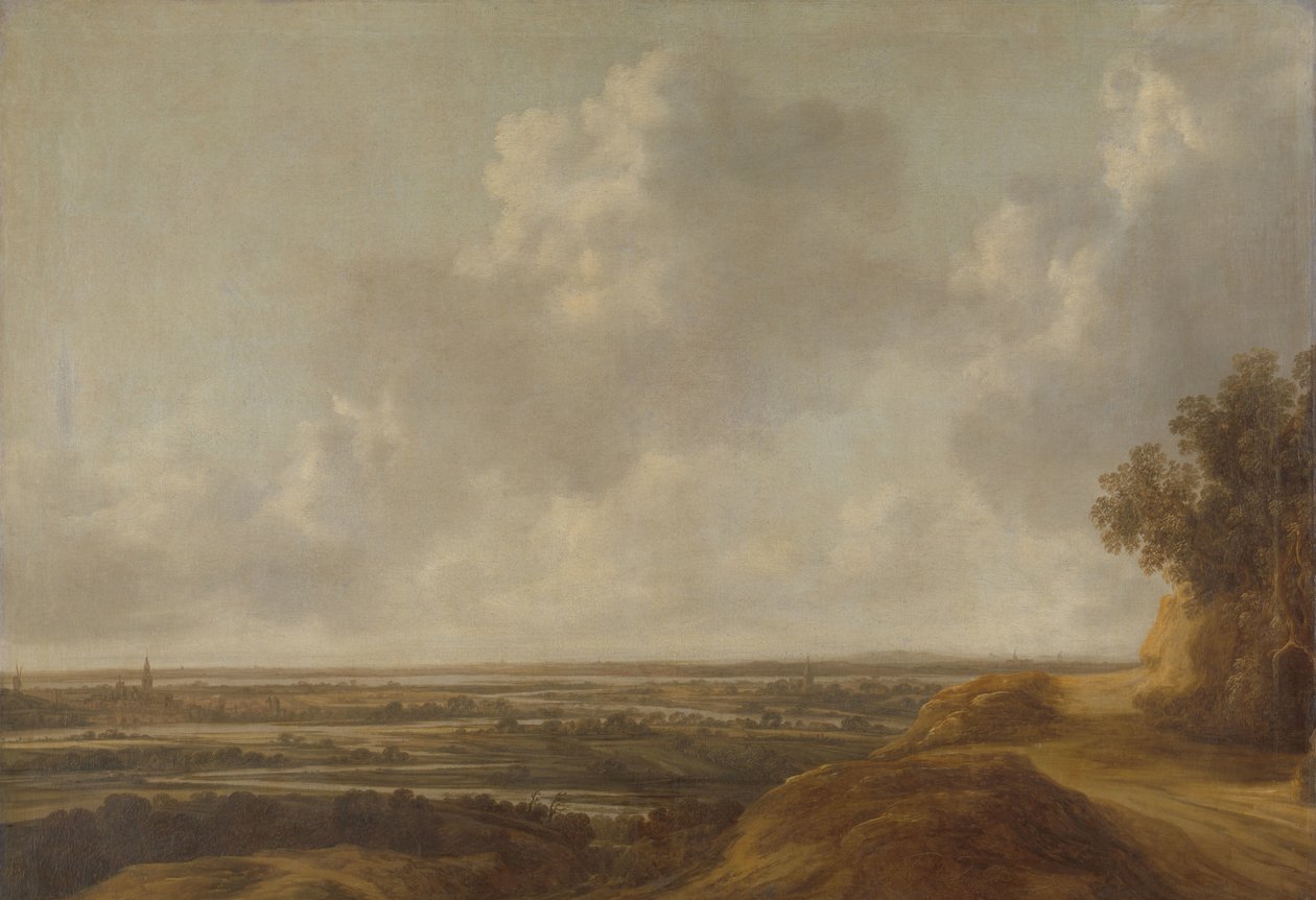 Paisagem Panorâmica Panorama na zona rural ao redor de Kleve de François van Knibbergen