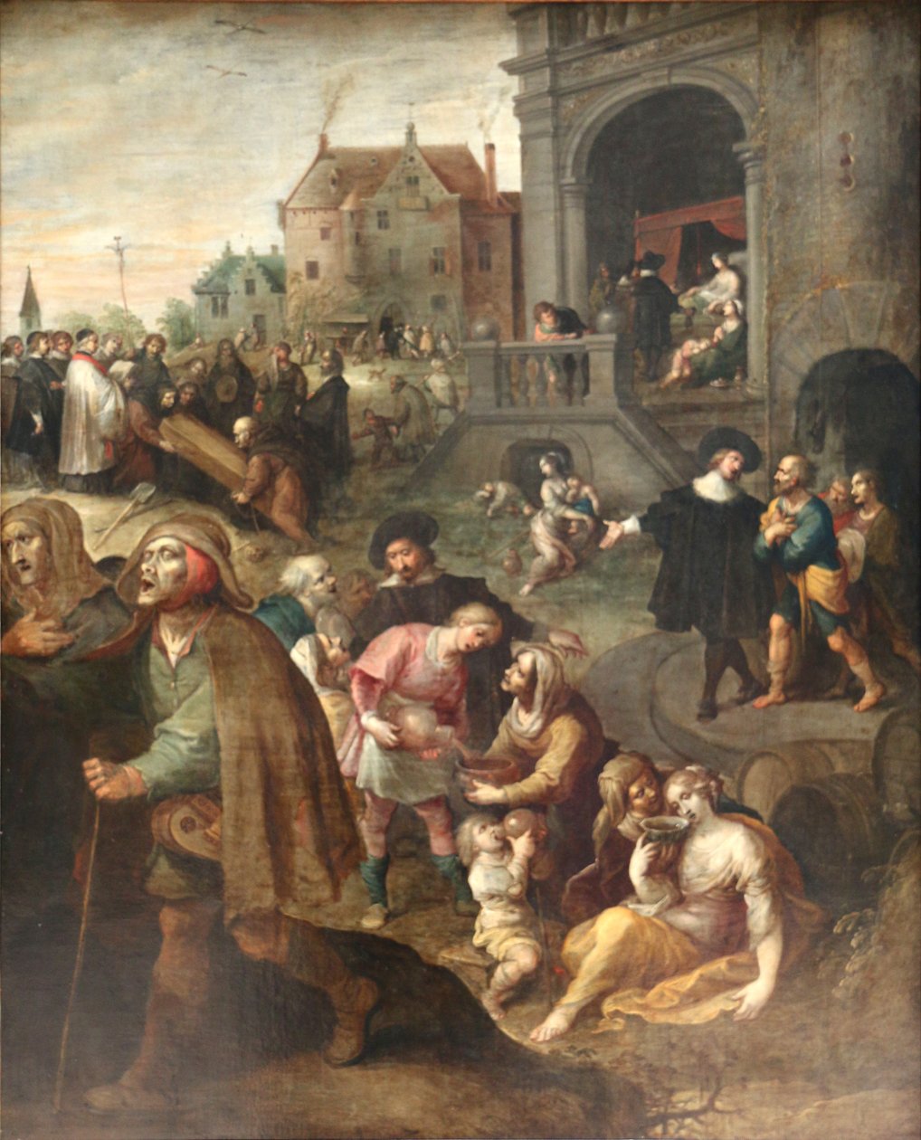 As obras de misericórdia de Frans Francken the Younger
