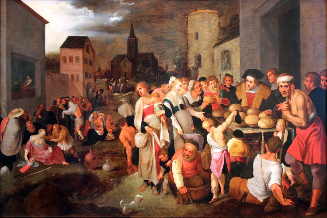 As sete obras da misericórdia de Frans II Francken the Younger