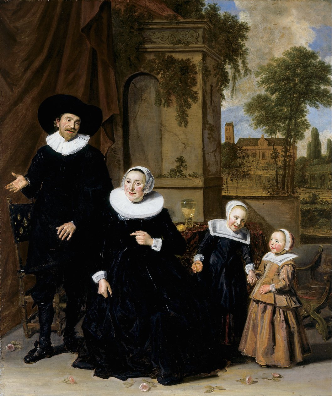 Retrato de uma família holandesa de Frans Hals