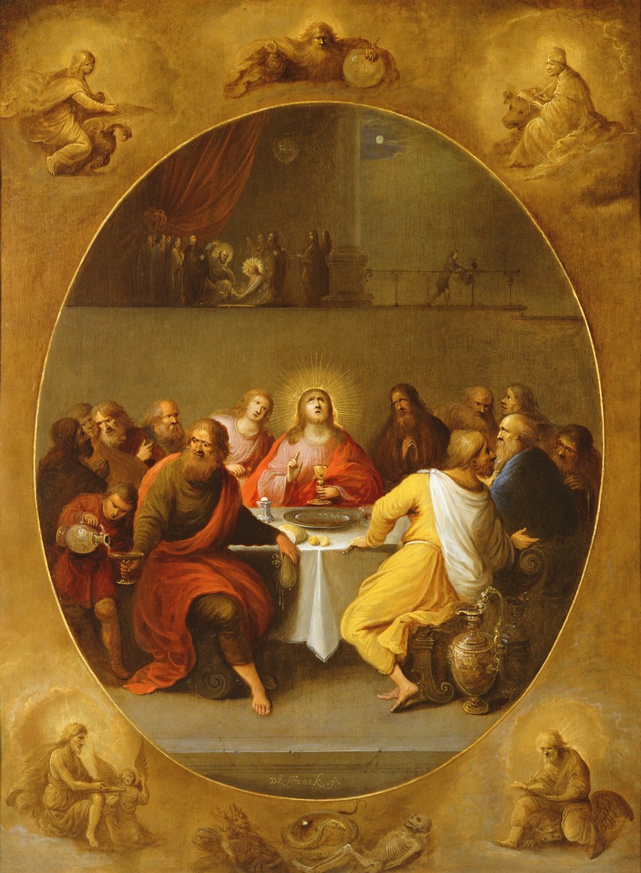 A última Ceia de Frans II and III Francken