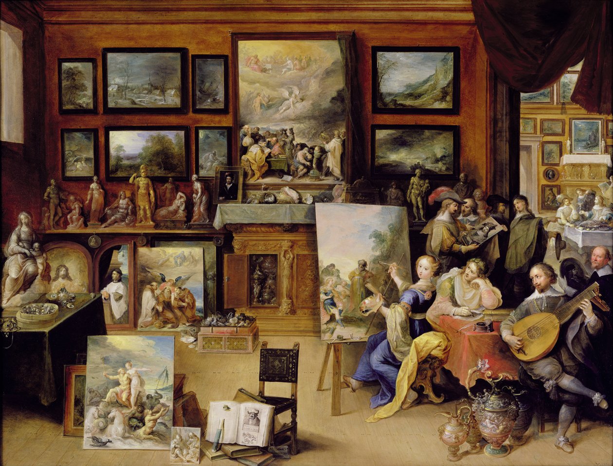 Pintura, Poesia e música em um Pronkkamer de Frans II Francken the Younger