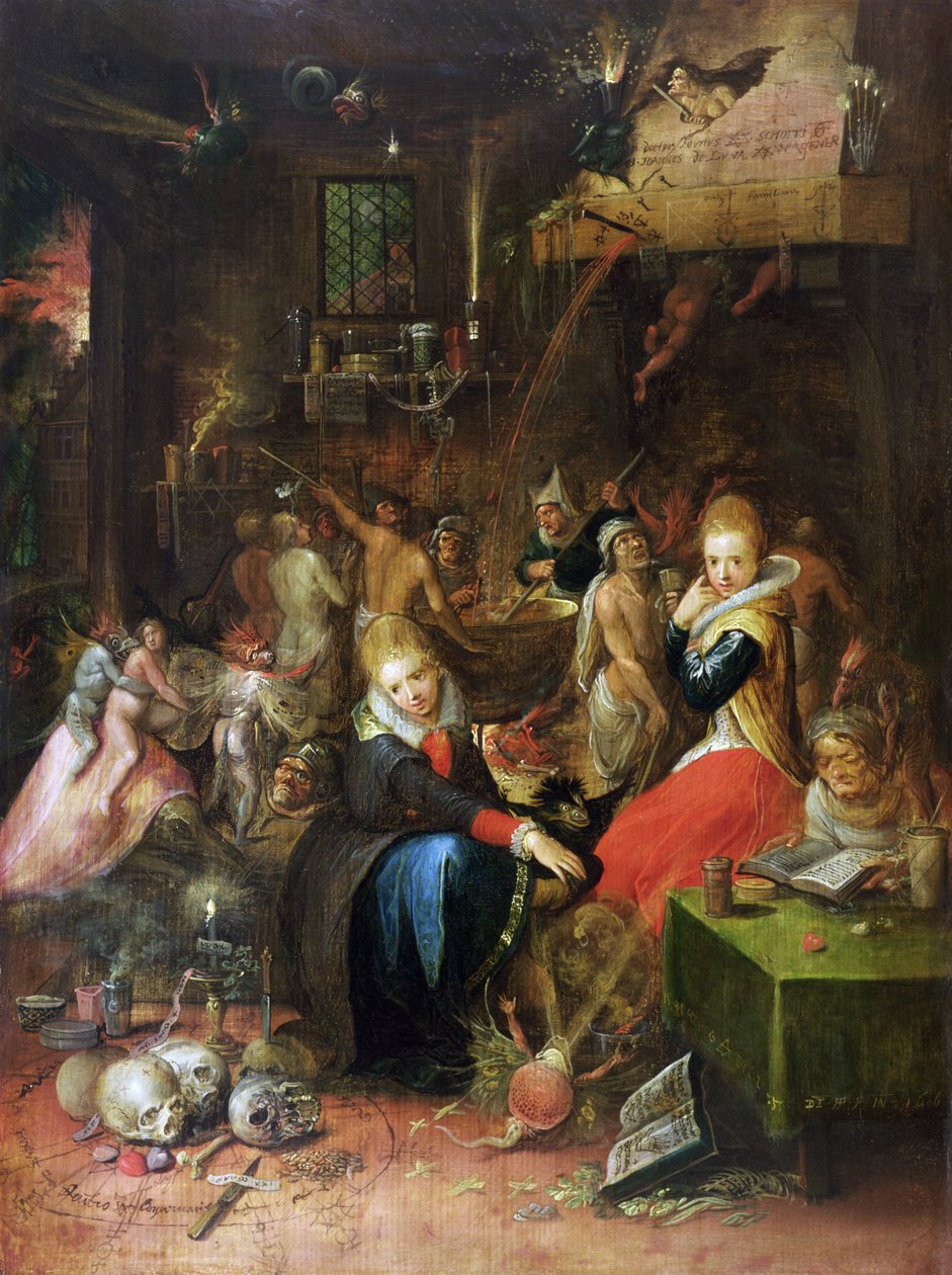 O Sábado das Bruxas, 1606 de Frans II Francken the Younger