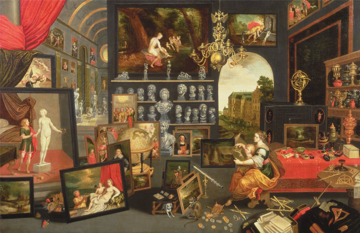 Uma Alegoria das Artes Liberais de Frans III Francken