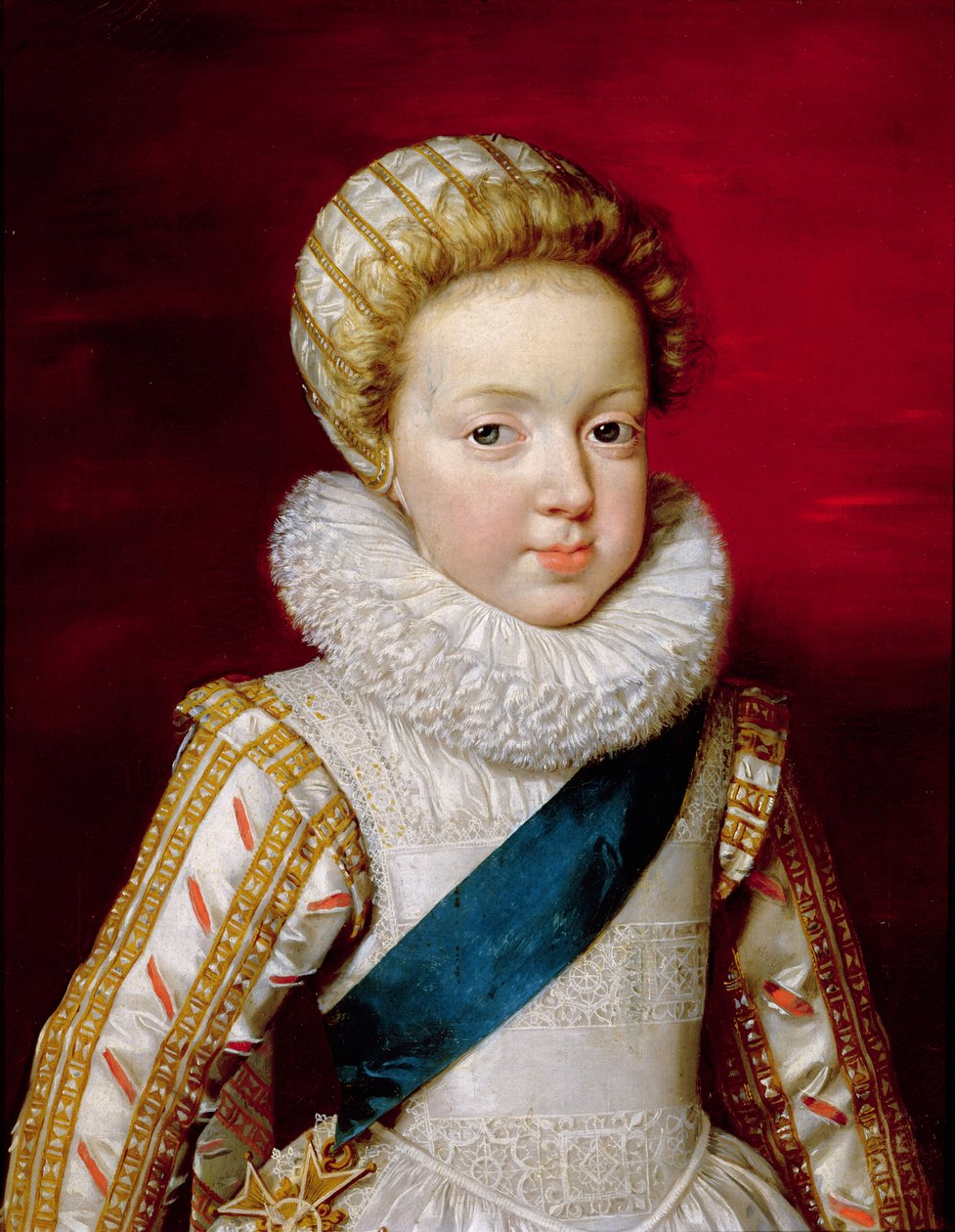 Gaston d&39;Orleans (1608-60) como uma criança de Frans Pourbus the Younger
