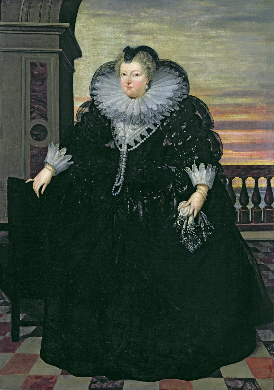 Maria de Médicis (1573-1642) Rainha da França, 1617 de Frans Pourbus the Younger