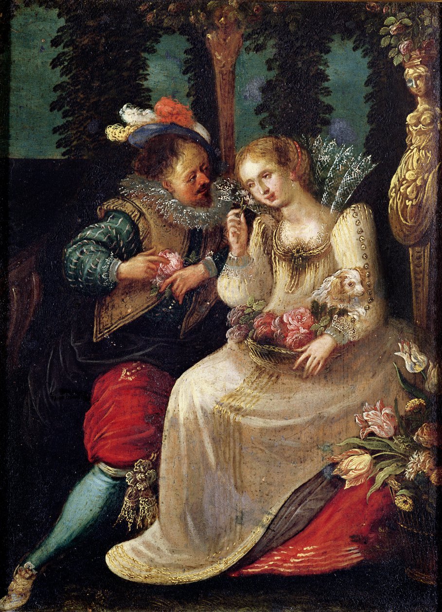 Os Cinco Sentidos: Cheiro de Frans Pourbus the Younger