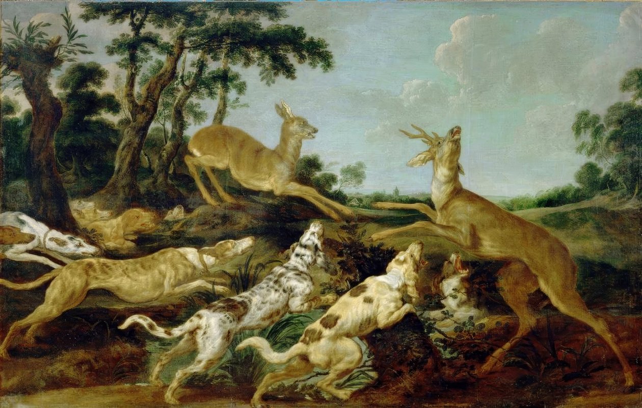 Jagdszene de Frans Snyders or Snijders