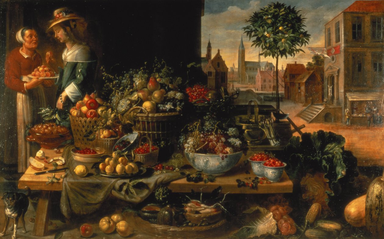 A barraca de frutas, c.1640 de Frans Snyders or Snijders