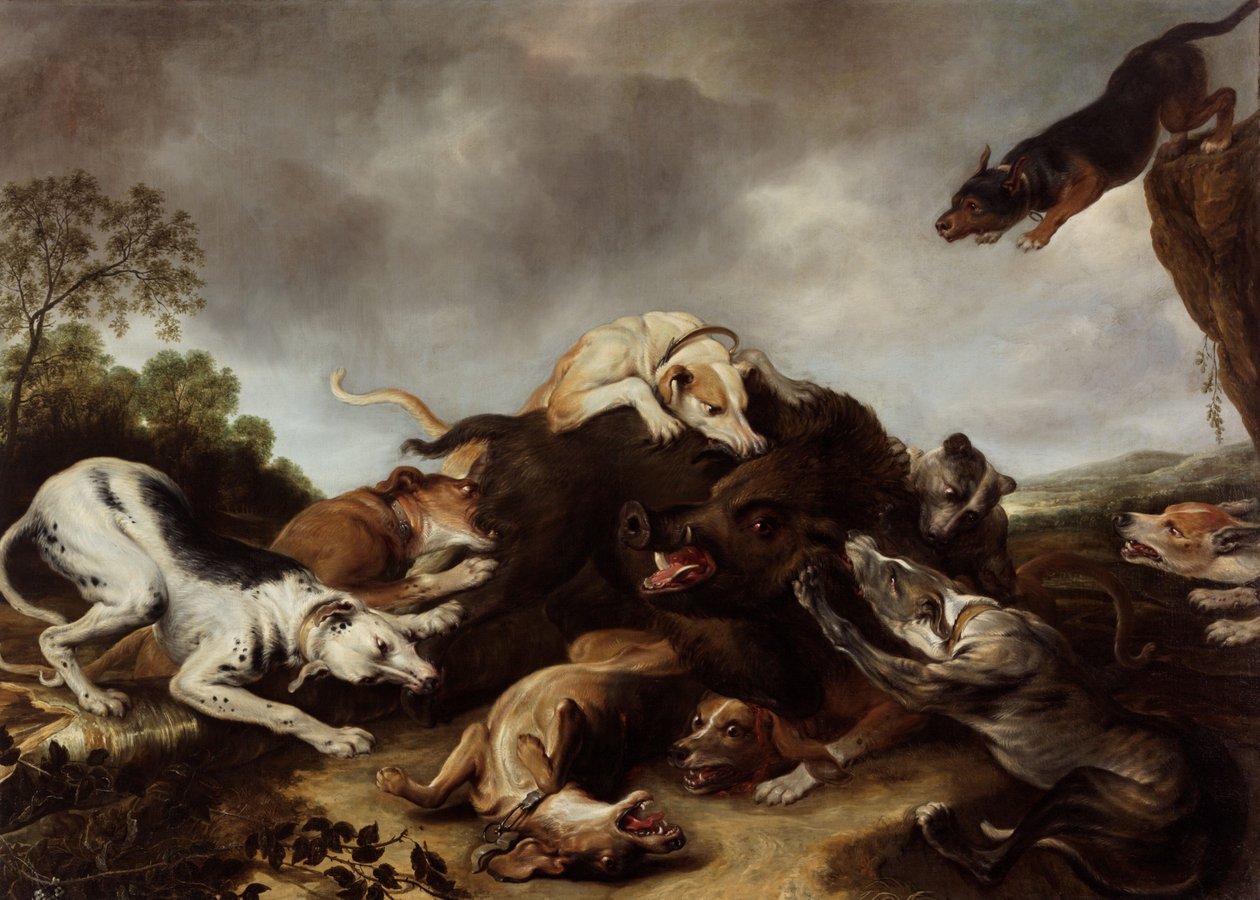 A caçada ao javali de Frans Snyders or Snijders