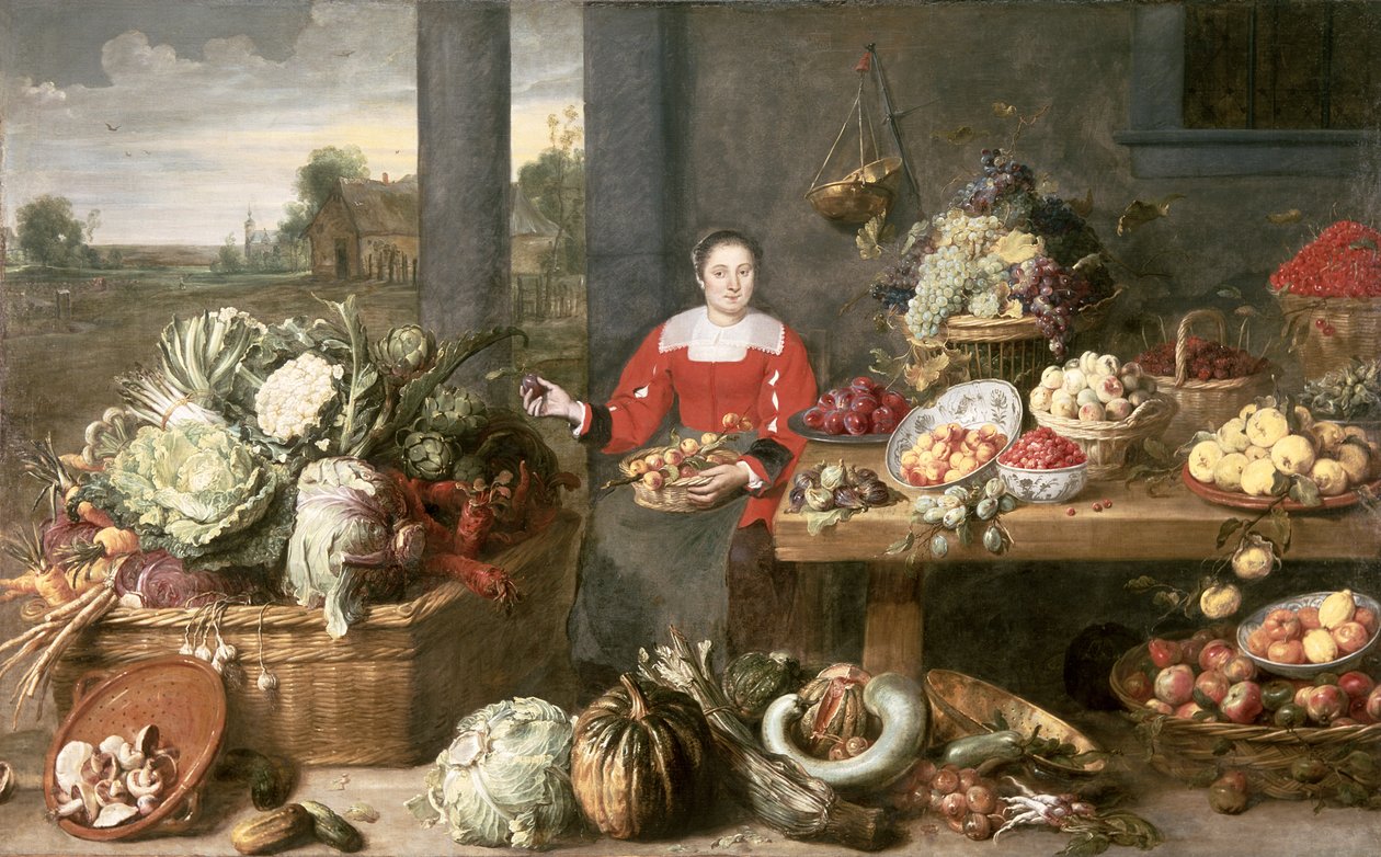 Uma barraca de frutas de Frans Snyders or Snijders