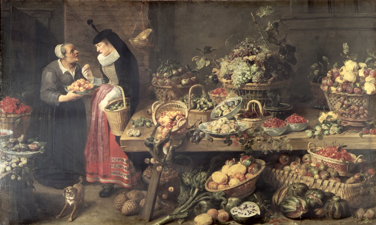 Barraca de frutas, 1618-21 de Frans Snyders or Snijders