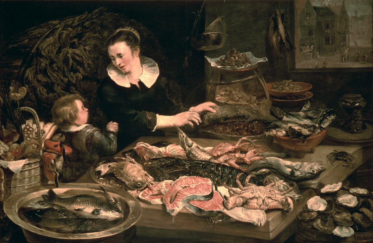 O peixeiro de Frans Snyders or Snijders