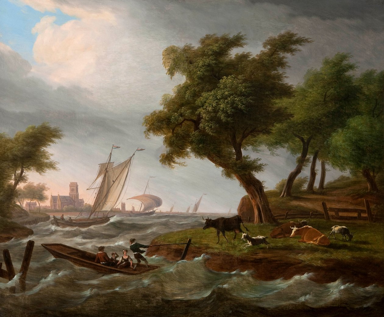 Paisagem holandesa de Frans Swagers