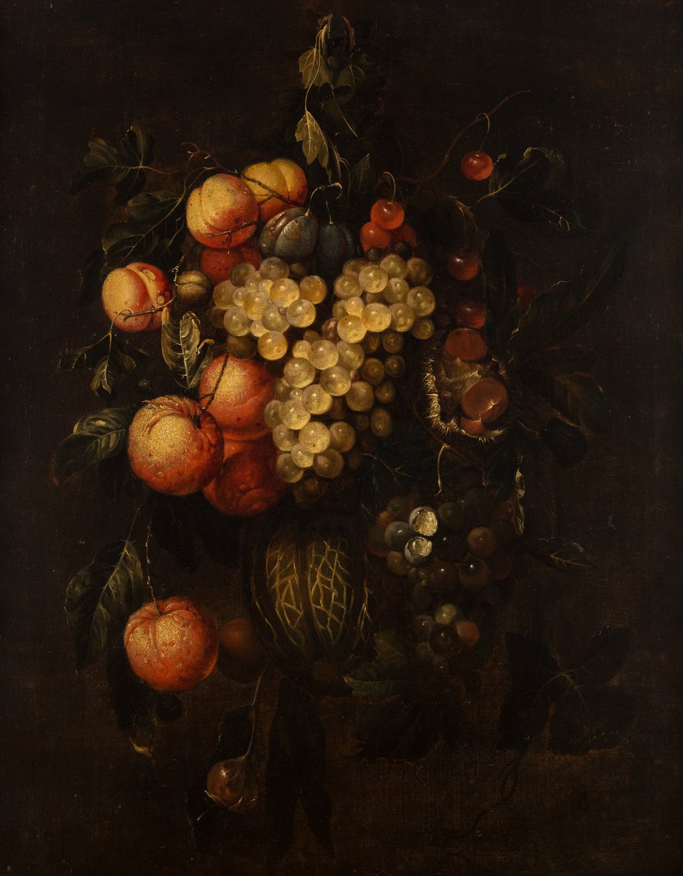 Uma coleção sumptuosa de frutas de Frans van Everbroeck