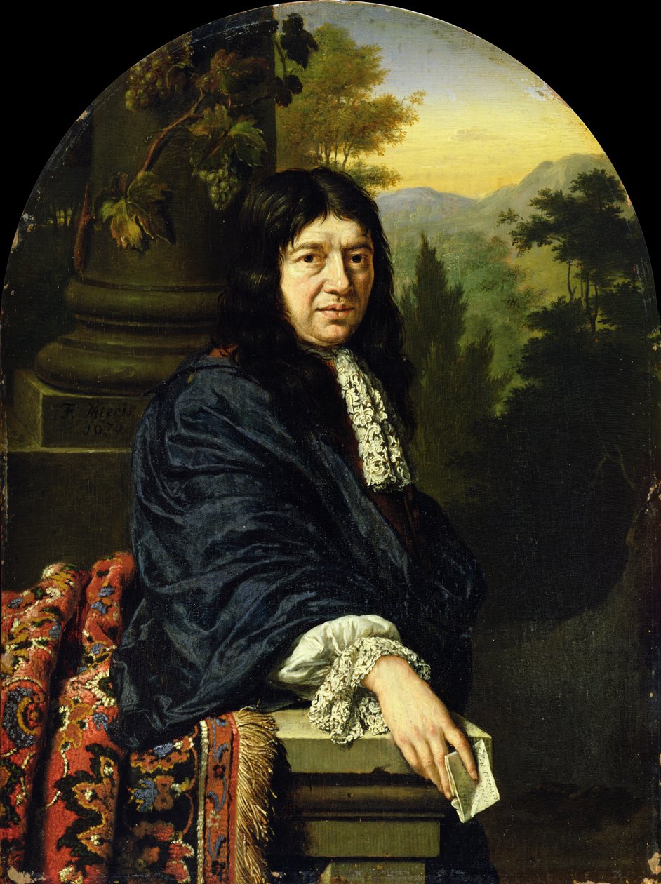 Retrato de um estudioso, 1670 de Frans van Mieris