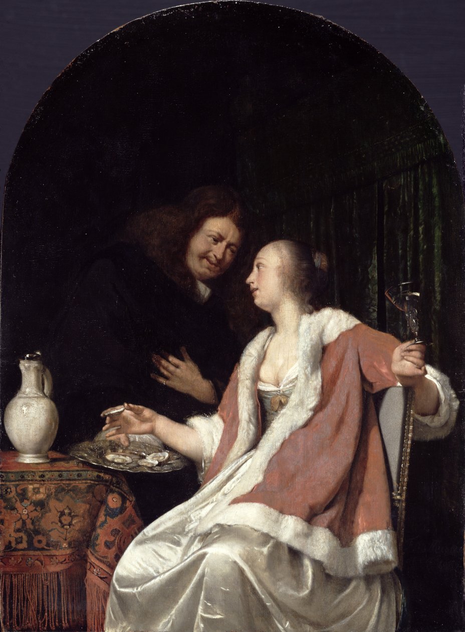 Corte holandesa, 1675 de Frans van Mieris