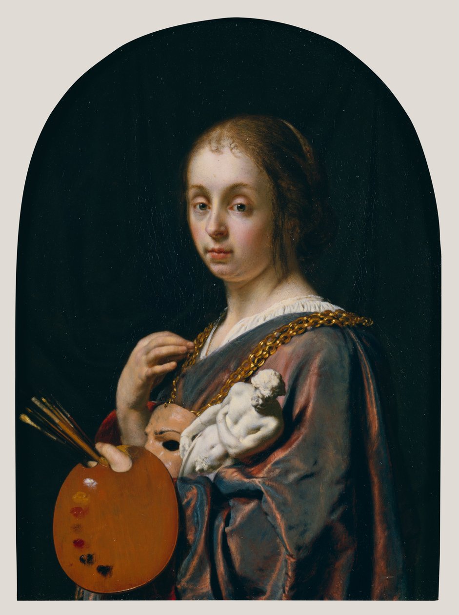 Pictura (uma alegoria da pintura) de Frans van Mieris