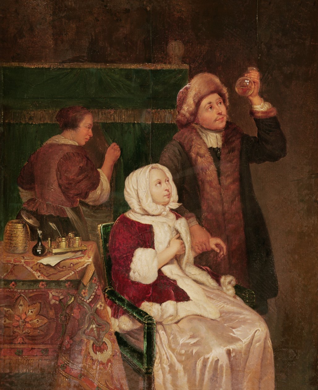 A visita do médico de Frans van Mieris
