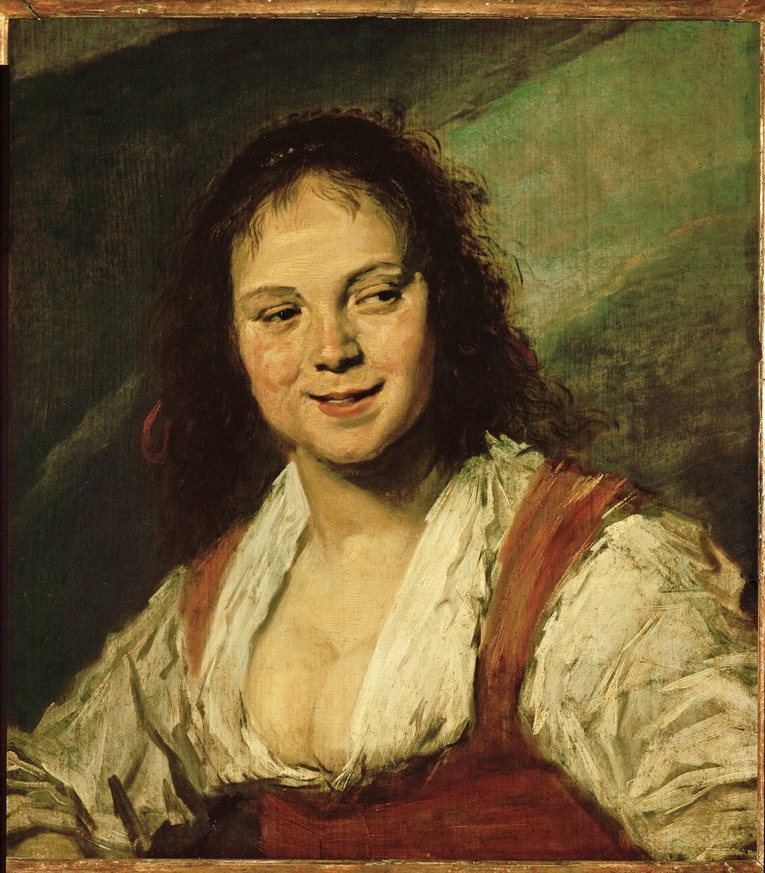 La Bohemienne - A rapariga cigana ... de Frans (School of) Hals
