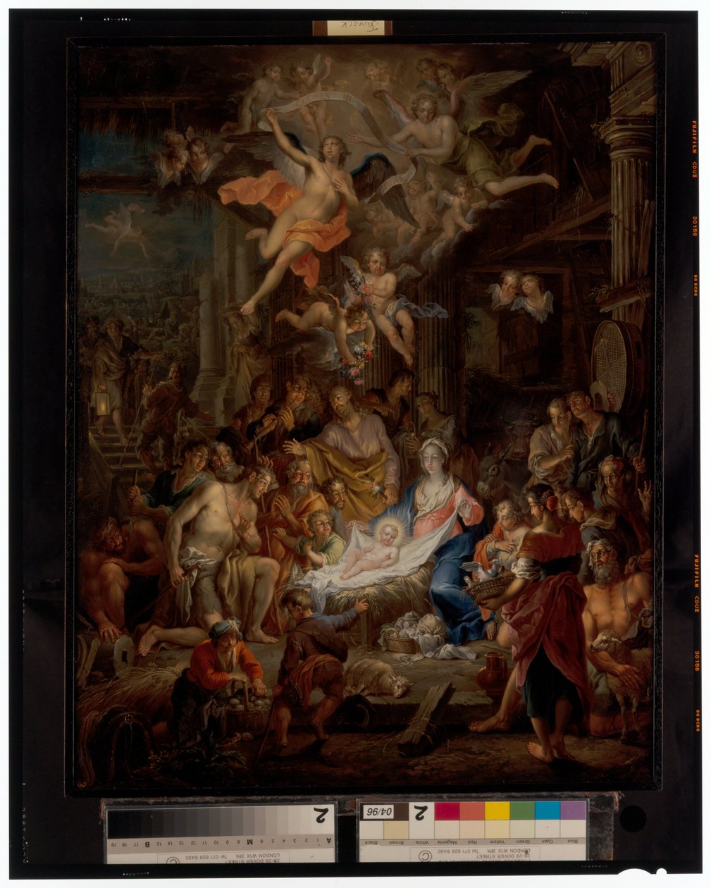 A adoração dos pastores de Frans Christoph Janneck