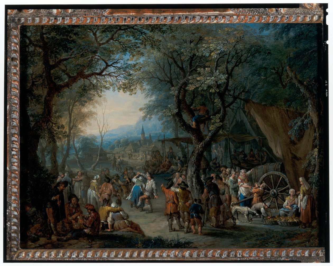 Feira da aldeia de Frans Christoph Janneck