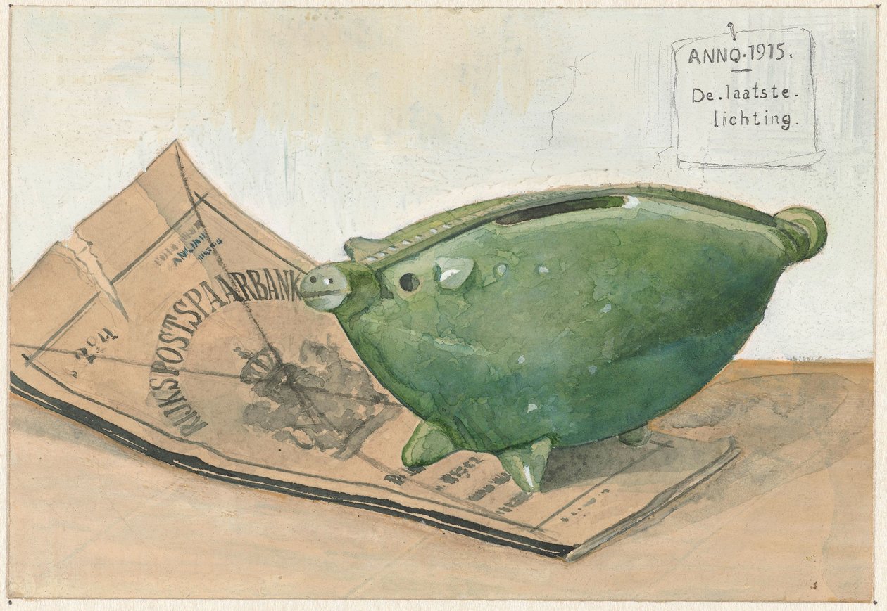 Livro do mealheiro e da caixa de poupança de Frans Everbag