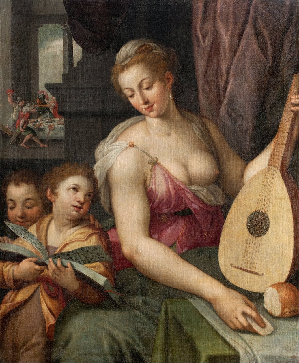 Alegoria da música, c.1575 de Frans Floris