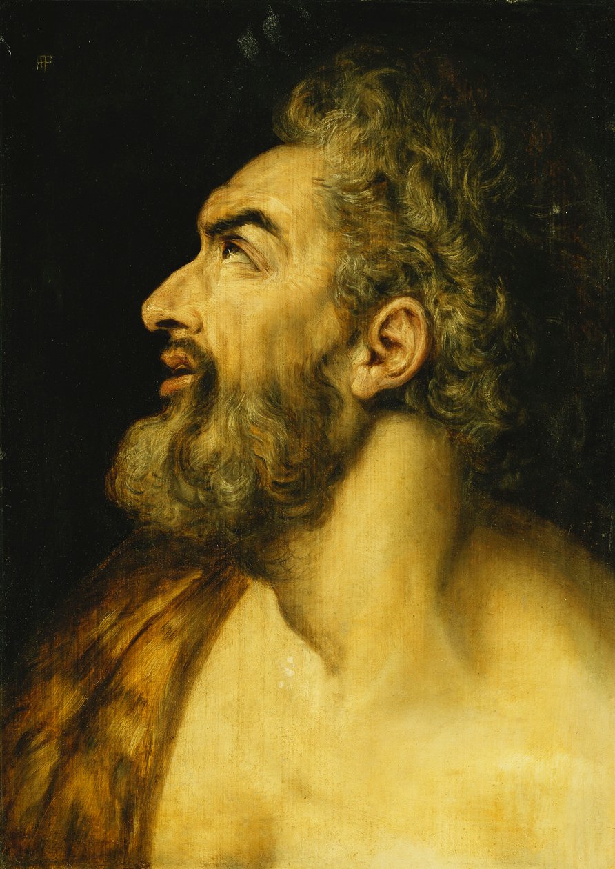 Cabeça de São João Batista, de Frans Floris