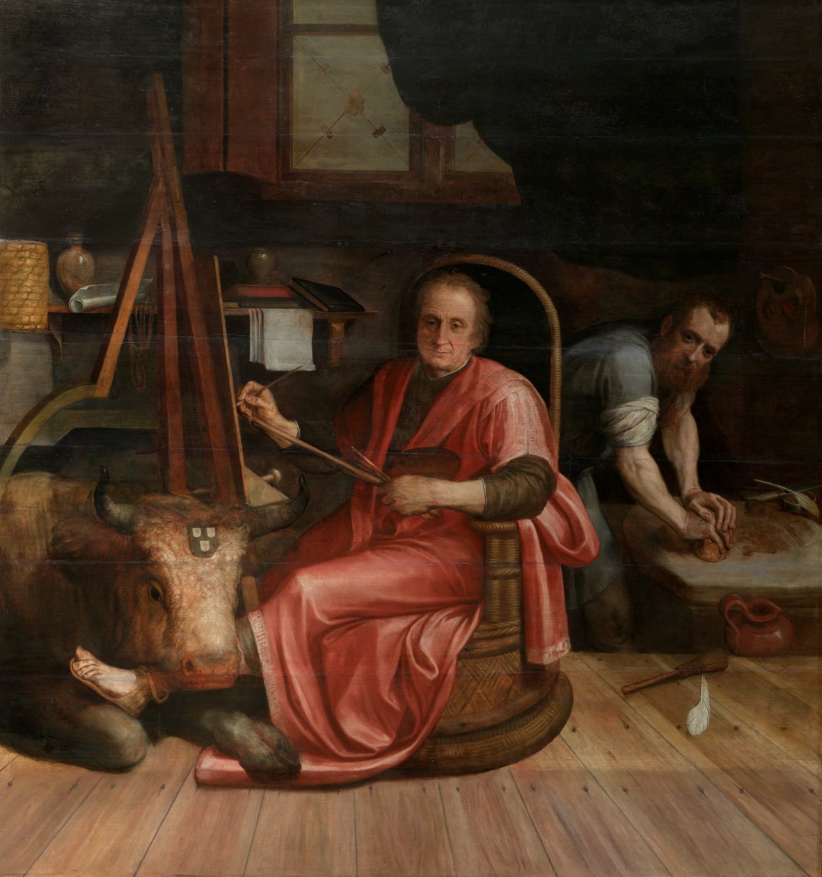 São Lucas pintando a Madona de Frans Floris
