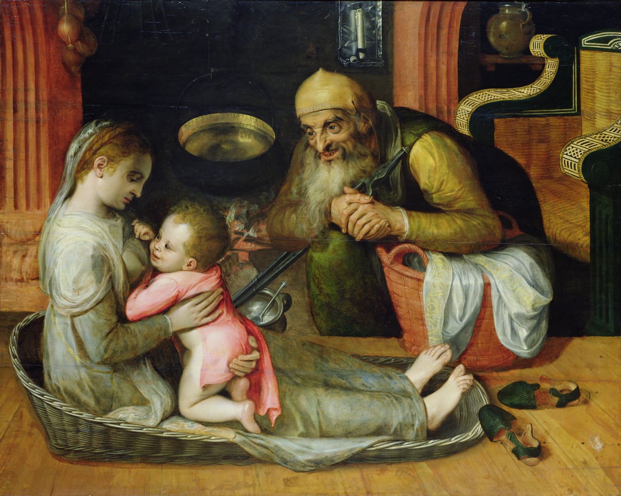 A Sagrada Família, c.1554 de Frans Floris