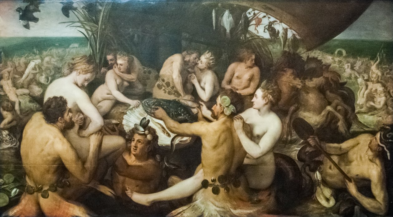 Sueco: Havsgudarnas högtid A Festa dos Deuses do Mar de Frans Floris I